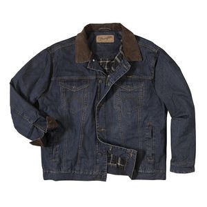 Wrangler Men's Denim Jacket - Denim/Charcoal