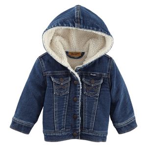 Wrangler Kids' Denim Jacket Sherpa Lined