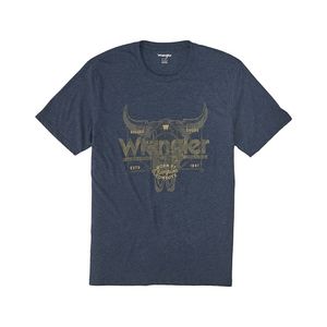Wrangler Men's Graphic Tee - Dark Sapphire