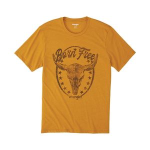 Wrangler Men's Graphic Tee - Thai Curry Heather