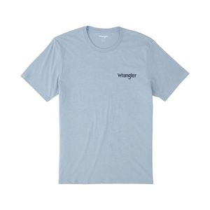 Wrangler Men's Graphic Tee - Ashley Blue Heather