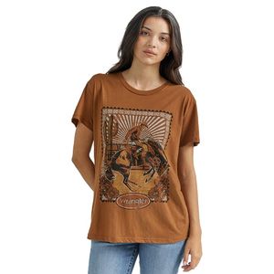 Wrangler Women's Graphic Tee - Toffee