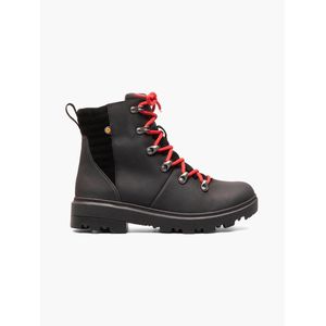 Bogs Women's Holly Lace Leather  Boots - Black