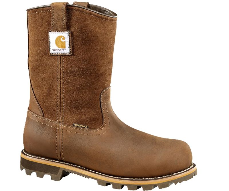 Men's, M 10 Pull On Boot-brown, Carhartt Cmp1053