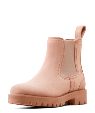 Dusty pink chelsea boots hot sale