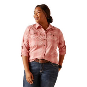 Ariat Women's Rebar Made Tough DuraStretch Work Shirt - Mauve