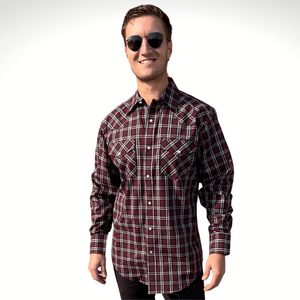 MWG Men's Plaid Shirt (I30D02-89) - Current