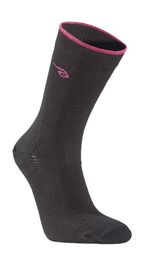 Ivanhoe-Unisex-Wool-Sock---Grey--Cerise