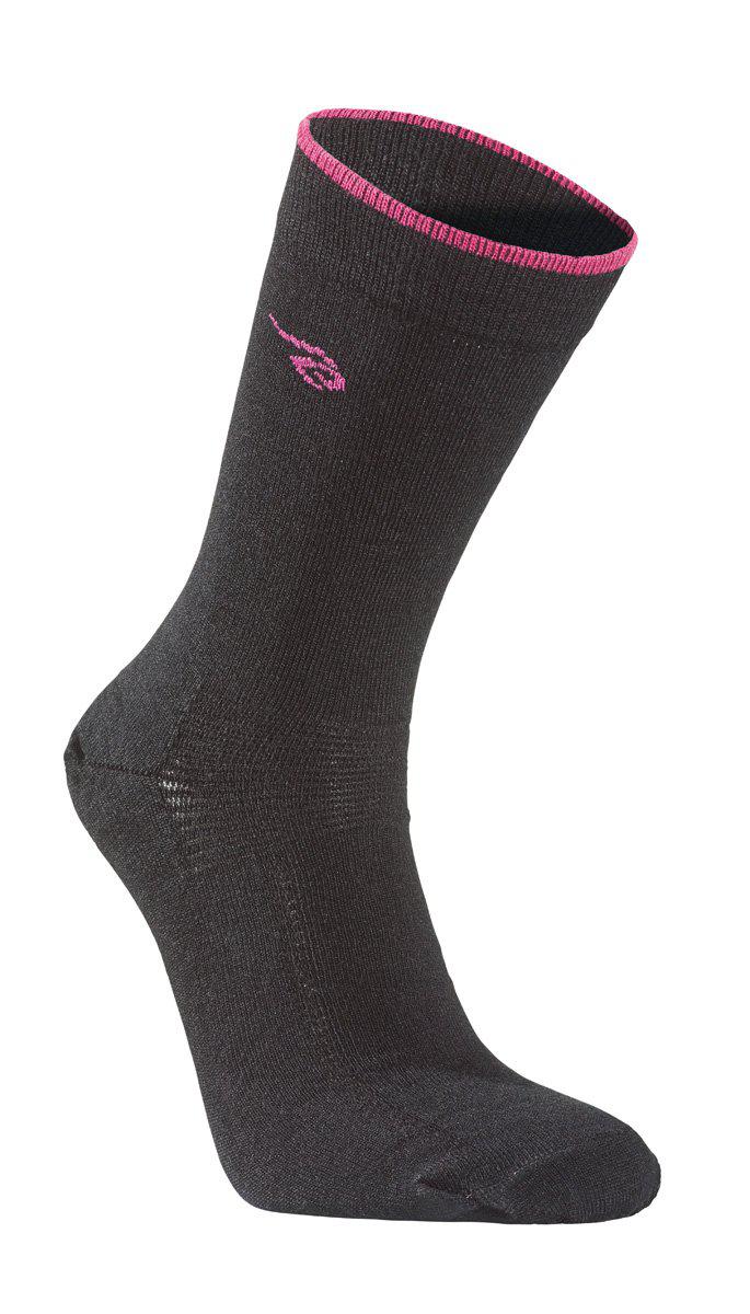 Ivanhoe-Unisex-Wool-Sock---Grey--Cerise