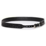 Austin-Accent-Tooled-Leather-Hatband---Black