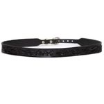 Austin-Accent-Tooled-Leather-Hatband---Black