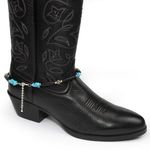 Austin-Accent-Bone-Horn-Boot-Bracelet---Black-with-Turquoise