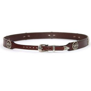 Austin Accent Leather Hatband (HB68) - Brown