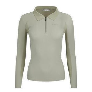 LeMieux Women's Long Sleeve Sport Polo Shirt - Fern