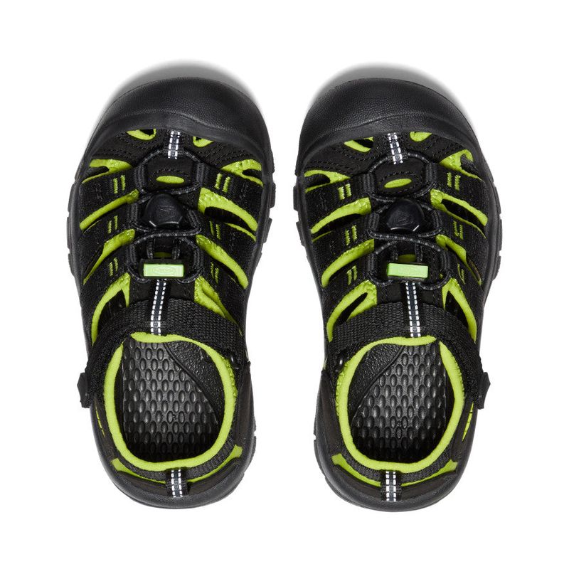 Keen-Kids--Newport-H2---Black--Lime