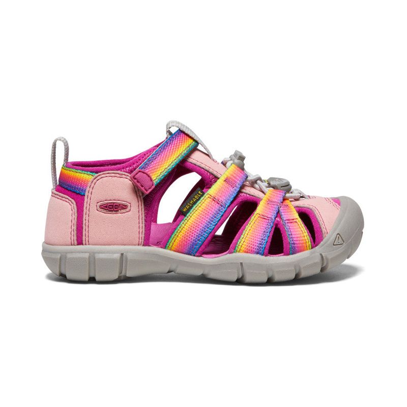 Keen-Kids--Seacamp-II-CNX---Rainbow--Fuchsia