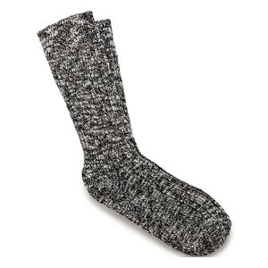 Birkenstock Women's Cotton Slub Socks - Black/Gray