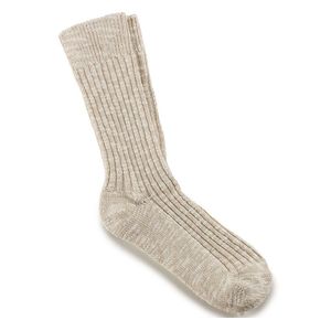 Birkenstock Women's Cotton Slub Socks - Beige/White