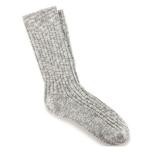 Birkenstock Men's Cotton Slub Socks - Gray/White