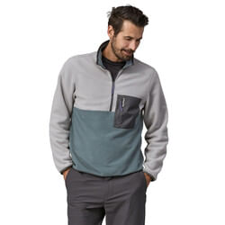 Patagonia-Men-s-Microdini-1-2-Zip-PullOver---Green--Grey