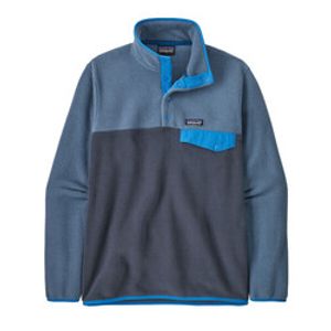 Patagonia Men's Lightweight Synchilla Snap-T Pullover - Smolder Blue