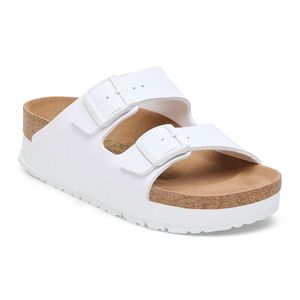 Papillio Birkenstock Arizona Flex Platform Birko-Flor White Vegan (1027416)