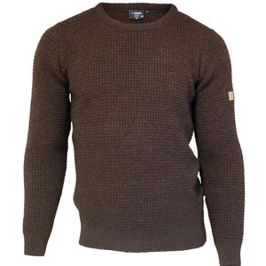 Ivanhoe of Sweden Men's NLS Petal Wool Sweater - Coffee Bean