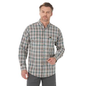 Wrangler Men's Foreman Plaid Work Shirt