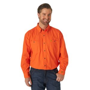 Wrangler Men's Fire Resistant Work Shirt