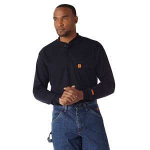 Wrangler Men's Long Sleeve Henley
