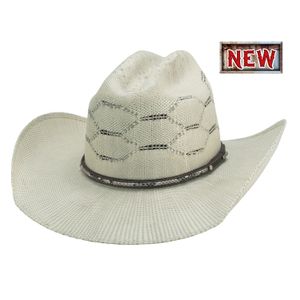 Bullhide Hats King Cobra 20X Straw Western Hat - Natural