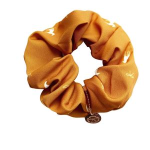 Leveza Scrunchie Pony Print - Orange