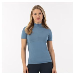 BR Women's Estelle Zip Short Sleeve - Captain's Blue