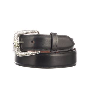 Lucchese Men's Buffalo Smooth Belt - Black