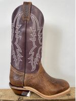4163_Tan_Bison_Shedron_Pan_Am_Purple_34W_Toe_C_Leather_Sole_Side
