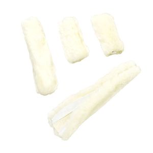 Horze Halter Tube Set Sheepskin - Off White