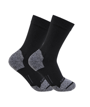 Carhartt-Women-s-Force-Midweight-Crew-Sock-2-Pack---Black