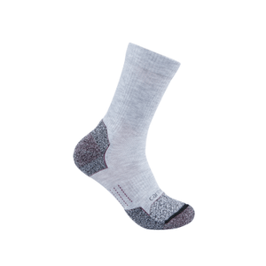 Carhartt Women's Force Midweight Crew Sock 2 Pack - Grey