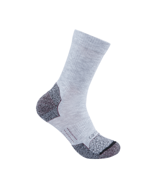 Carhartt-Women-s-Force-Midweight-Crew-Sock-2-Pack---Grey