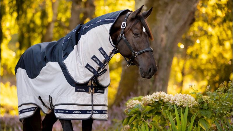 LeMieux-Arika-Shower-Tek-Fly-Rug---Grey---Navy
