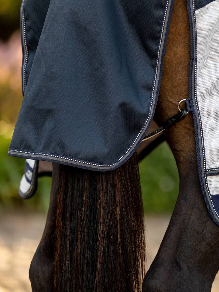 LeMieux-Arika-Shower-Tek-Fly-Rug---Grey---Navy