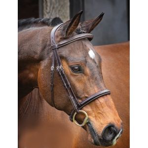 Shires Lusso Hunter Cavesson Bridle - Havana