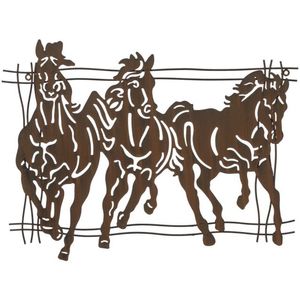 Tough 1 3 Galloping Horses Wall Art