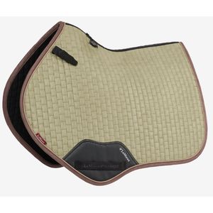 LeMieux Luxury Suede Jump (Close Contact) Pad  - Fern