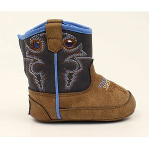 M&F Western Ben Baby Bucker Boot - Brown / Blue