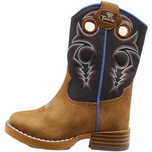 Twister Toddler Ben Western Boots - Navy/Brown