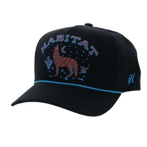 Hooey Unisex Habitat Trucker Hat - Black / Orange / Blue