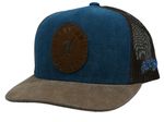 Hooey-Unisex-Spur-Trucker-With-Leather-Patch---Blue