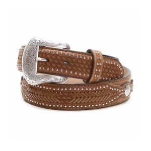 Nocona Ostrich Print Belt