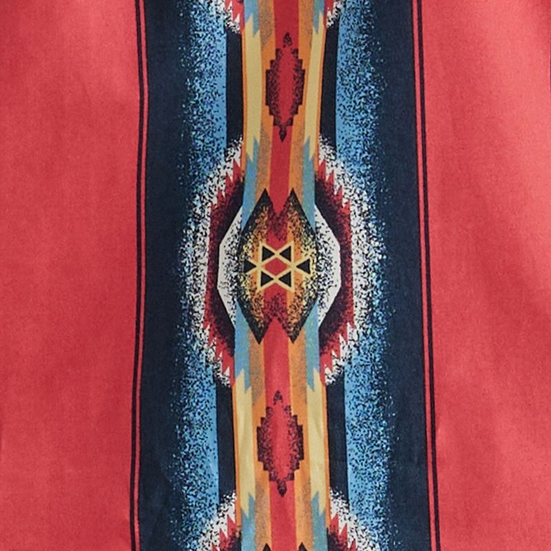 Wrangler-Men-s-Checotah-Snap-Red-Print-Western-Shirt